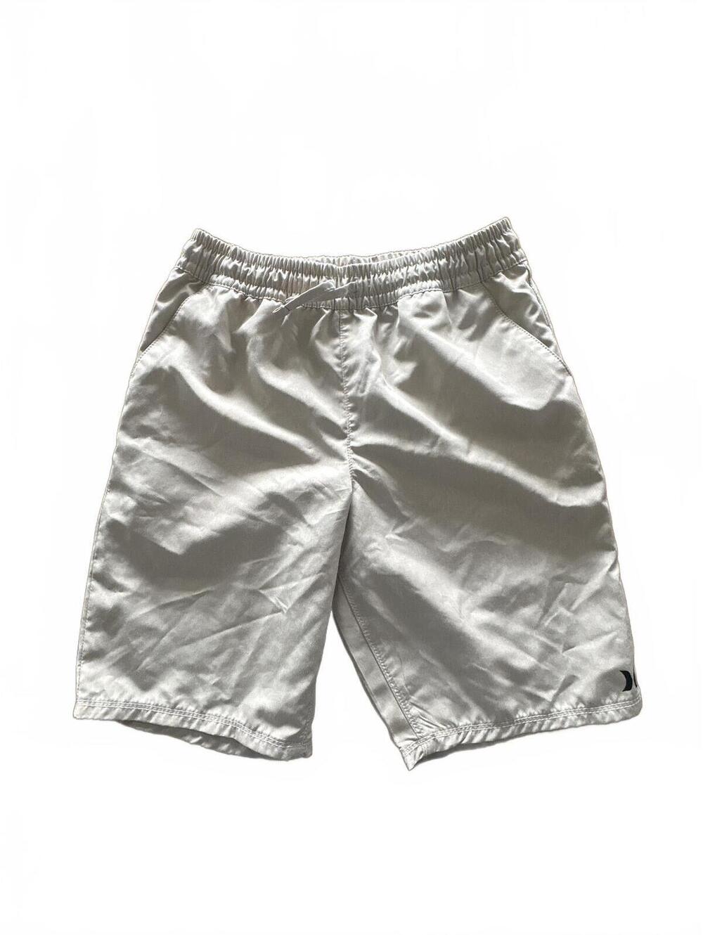 Hurley Boys Size Medium 10 12 youth Kids  Light Gray Board Shorts